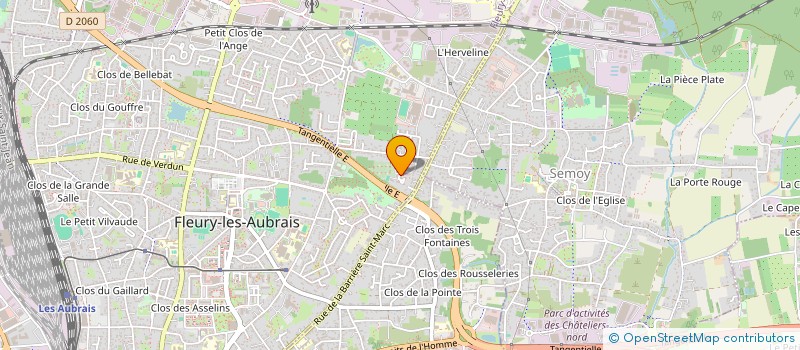 localisation de l'entreprise MONSIEUR ABOU M'BAYE  FLEURY-LES-AUBRAIS