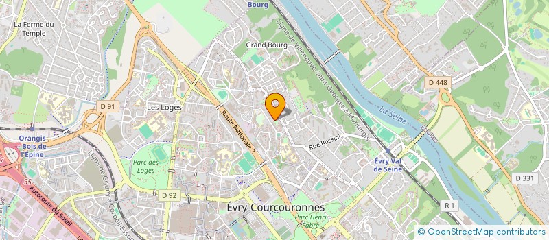 localisation de l'entreprise MONSIEUR ABOU NIANG  EVRY-COURCOURONNES