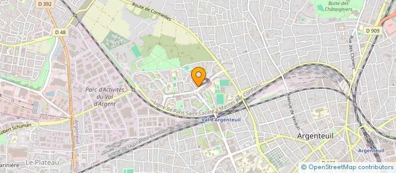 localisation de l'entreprise MONSIEUR ABOU SANOKO  ARGENTEUIL