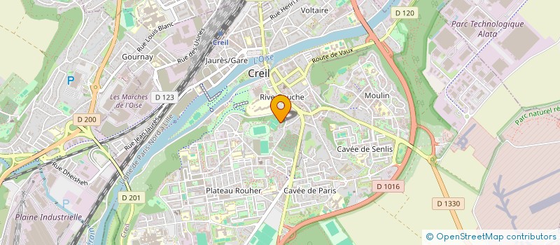 localisation de l'entreprise MONSIEUR ABOU SARR  CREIL