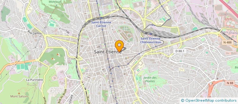 localisation de l'entreprise MONSIEUR ABOU SAVADOGO  SAINT-ETIENNE