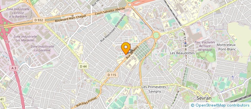 localisation de l'entreprise MONSIEUR ABOU SOUMAHORO à AULNAY-SOUS-BOIS