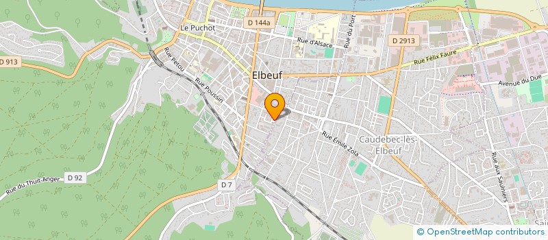 localisation de l'entreprise MONSIEUR ABOU SOW  ELBEUF