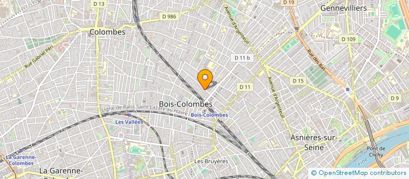 localisation de l'entreprise MONSIEUR ABOU STABO à BOIS COLOMBES