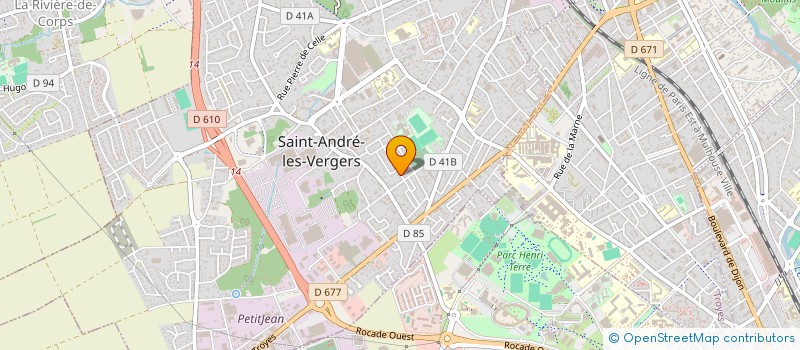 localisation de l'entreprise MONSIEUR ABOU TAIB BEN AMOR  SAINT-ANDRE-LES-VERGERS