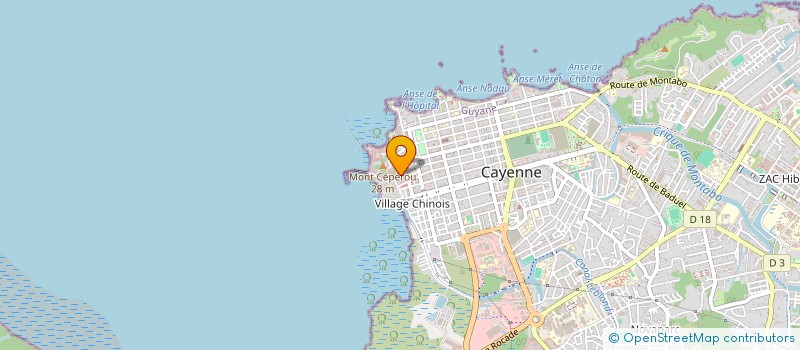 localisation de l'entreprise MONSIEUR ABOU THIAM  CAYENNE