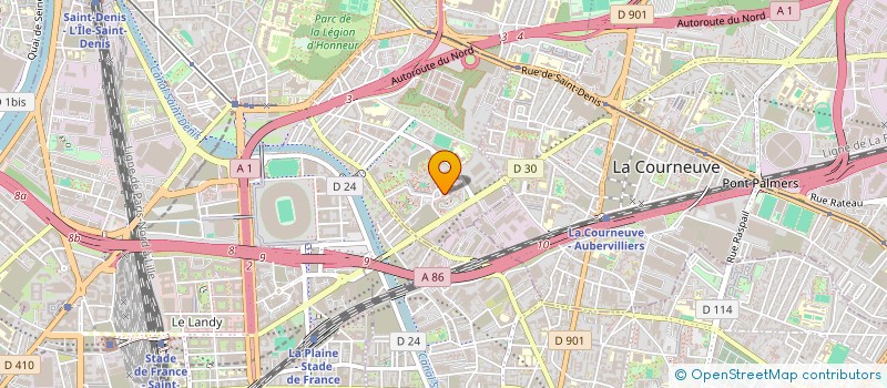 localisation de l'entreprise MONSIEUR ABOU TRAORE  SAINT-DENIS