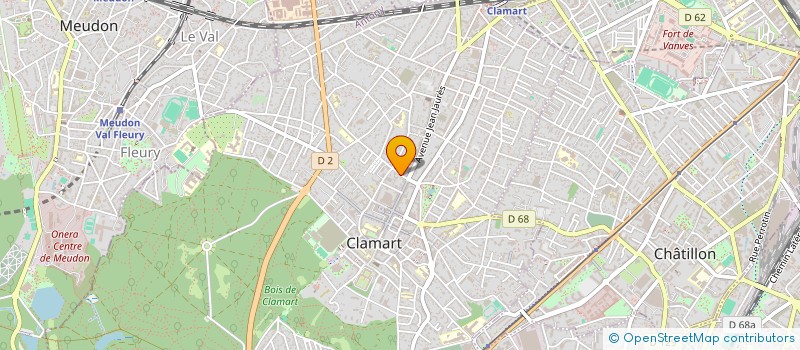 localisation de l'entreprise MONSIEUR ABOU YATERA à CLAMART