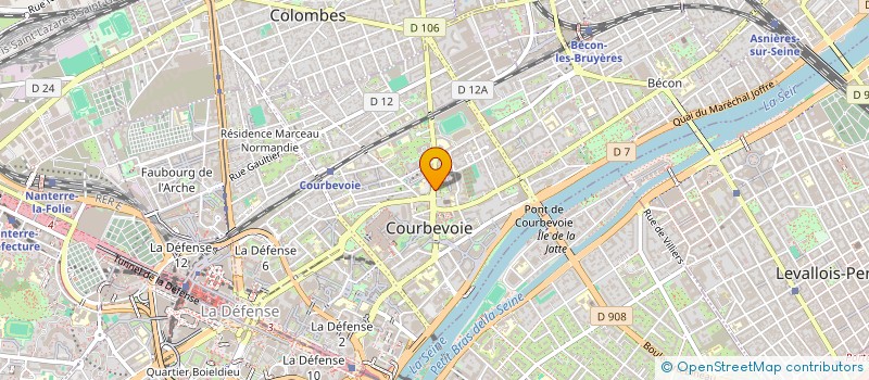 localisation de l'entreprise MONSIEUR ABOUBACAR ANTOY à COURBEVOIE
