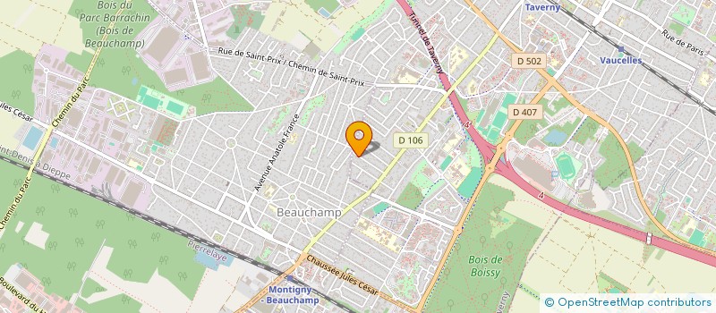 localisation de l'entreprise MONSIEUR ABOUBACAR BAKARI à TAVERNY