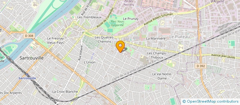 localisation de l'entreprise MONSIEUR ABOUBACAR BARRY à SARTROUVILLE