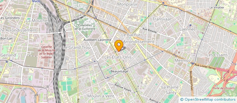 localisation de l'entreprise MONSIEUR ABOUBACAR CAMARA  LYON