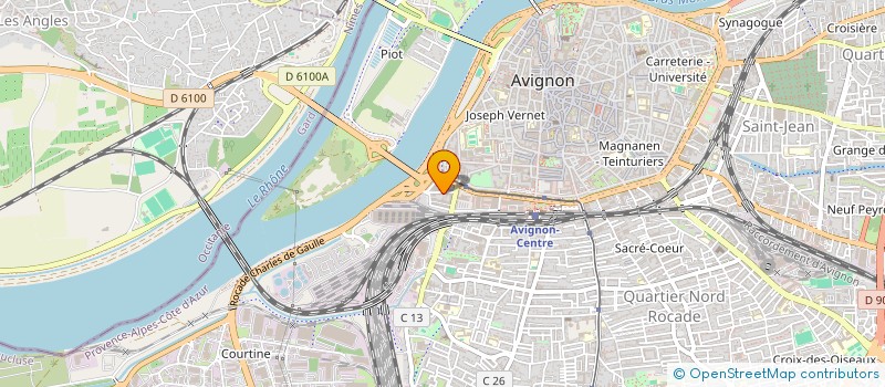 localisation de l'entreprise MONSIEUR ABOUBACAR CAMARA  AVIGNON