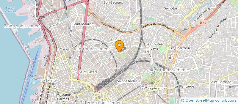 localisation de l'entreprise MONSIEUR ABOUBACAR CAMARA  MARSEILLE