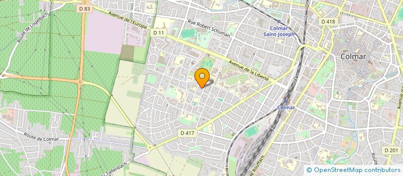 localisation de l'entreprise MONSIEUR ABOUBACAR CAMARA  COLMAR