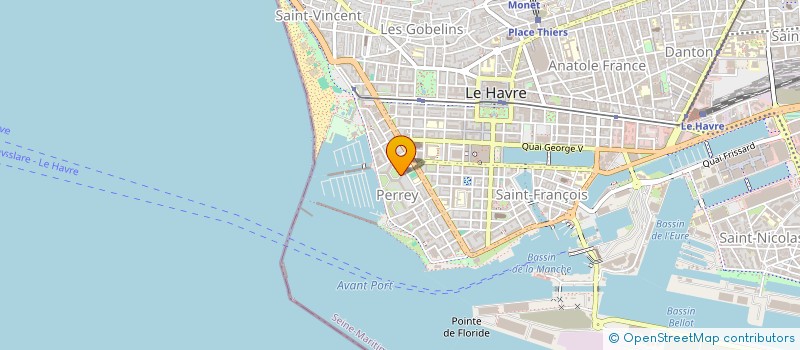 localisation de l'entreprise MONSIEUR ABOUBACAR CAMARA  LE HAVRE