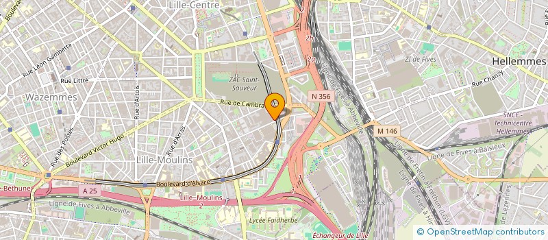 localisation de l'entreprise MONSIEUR ABOUBACAR CAMARA à LILLE