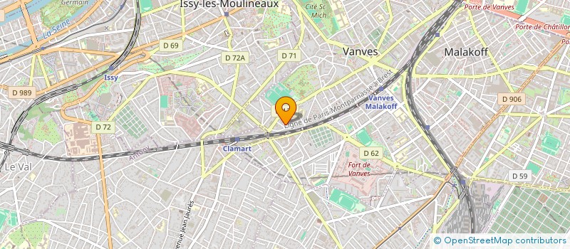 localisation de l'entreprise MONSIEUR ABOUBACAR CAMARA  VANVES