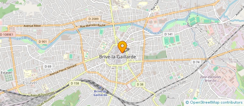 localisation de l'entreprise MONSIEUR ABOUBACAR CAMARA  BRIVE-LA-GAILLARDE