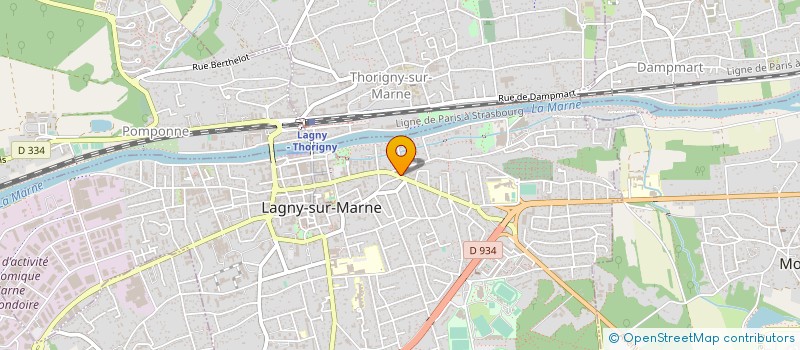 localisation de l'entreprise MONSIEUR ABOUBACAR COLY  LAGNY-SUR-MARNE