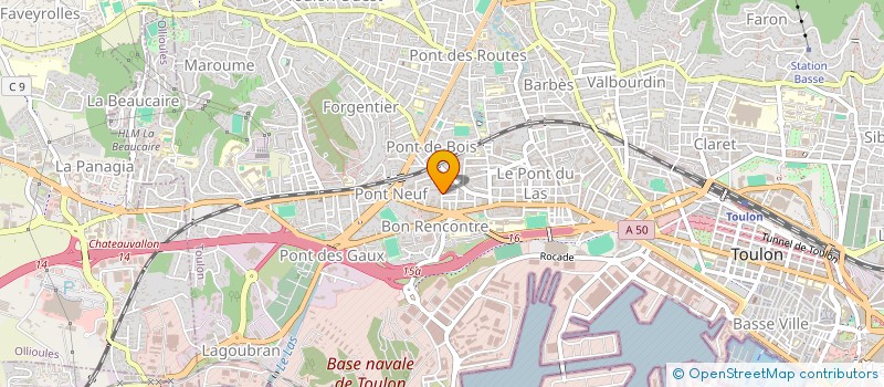 localisation de l'entreprise MONSIEUR ABOUBACAR COULIBALY  TOULON