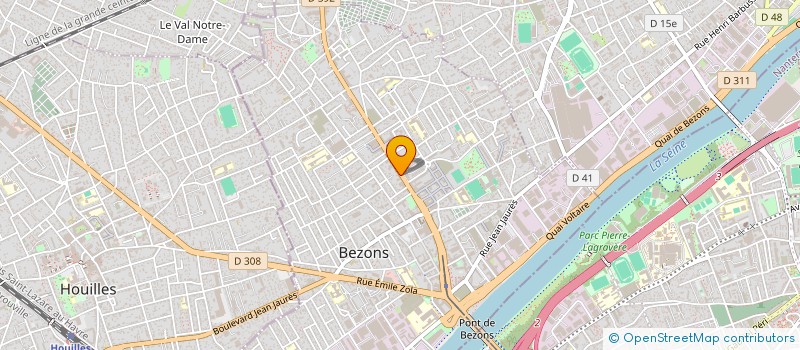 localisation de l'entreprise MONSIEUR ABOUBACAR DIAKITE  BEZONS