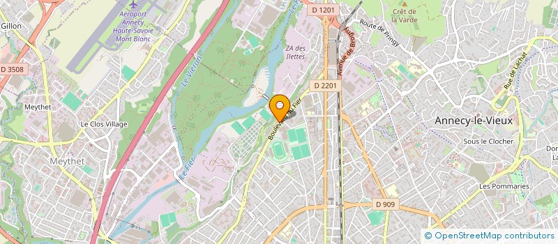 localisation de l'entreprise MONSIEUR ABOUBACAR DIALLO  ANNECY