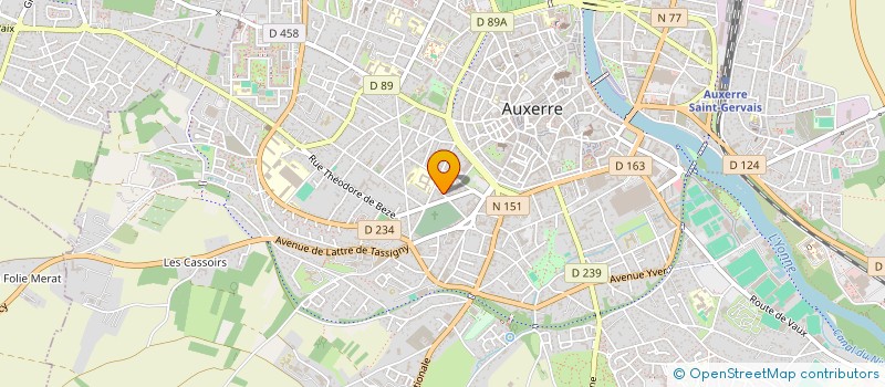 localisation de l'entreprise MONSIEUR ABOUBACAR DIALLO à AUXERRE