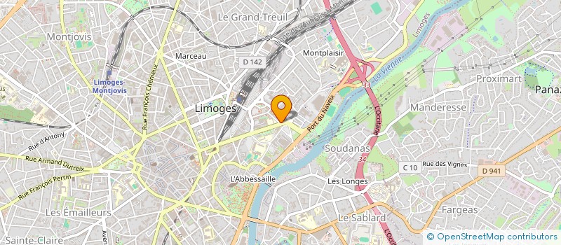 localisation de l'entreprise MONSIEUR ABOUBACAR DIALLO à LIMOGES