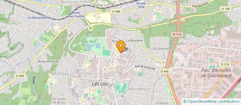 localisation de l'entreprise MONSIEUR ABOUBACAR FAYE  LES ULIS