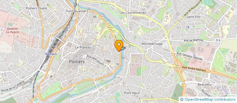 localisation de l'entreprise MONSIEUR ABOUBACAR FOFANA  POITIERS