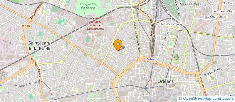 localisation de l'entreprise MONSIEUR ABOUBACAR FOFANA à ORLEANS
