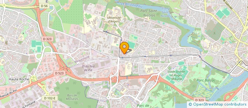 localisation de l'entreprise MONSIEUR ABOUBACAR FOFANA à ANGERS