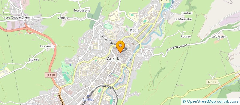 localisation de l'entreprise MONSIEUR ABOUBACAR HASSAN ABDELKADER à AURILLAC