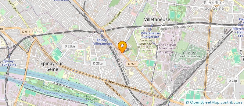 localisation de l'entreprise MONSIEUR ABOUBACAR JONATHAN  VILLETANEUSE