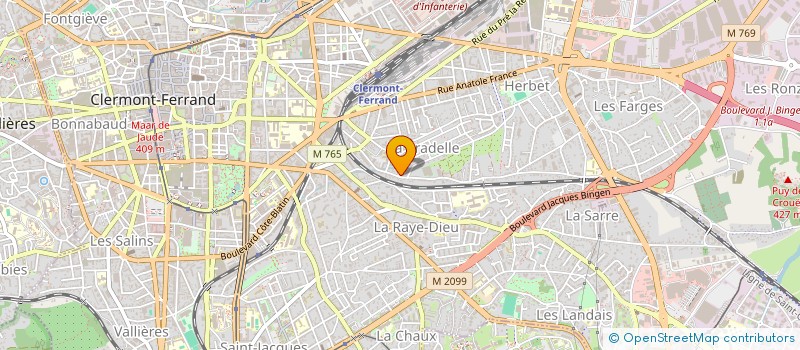 localisation de l'entreprise MONSIEUR ABOUBACAR KABA  CLERMONT-FERRAND