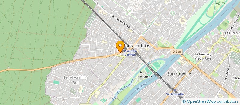 localisation de l'entreprise MONSIEUR ABOUBACAR KEBE  MAISONS-LAFFITTE