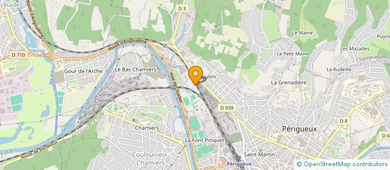 localisation de l'entreprise MONSIEUR ABOUBACAR KEITA  PERIGUEUX