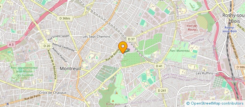 localisation de l'entreprise MONSIEUR ABOUBACAR MAGASSOUBA à MONTREUIL