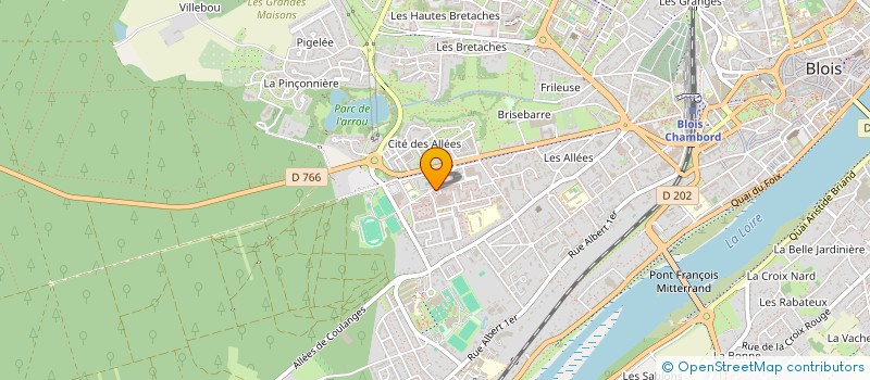 localisation de l'entreprise MONSIEUR ABOUBACAR NOBA  BLOIS