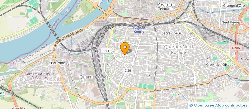 localisation de l'entreprise MONSIEUR ABOUBACAR SAFI  AVIGNON