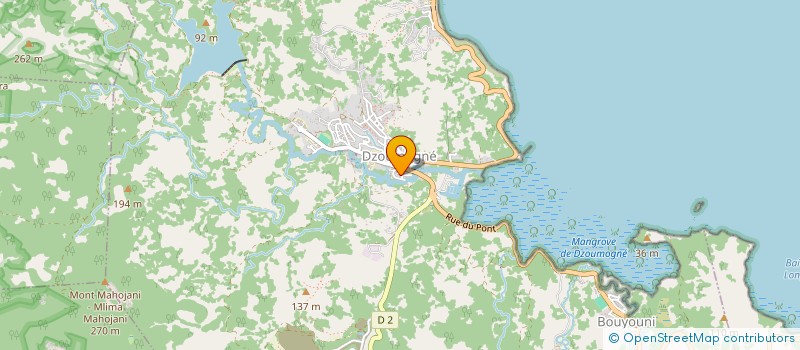 localisation de l'entreprise MONSIEUR ABOUBACAR SAINDOU  M'TSANGAMOUJI