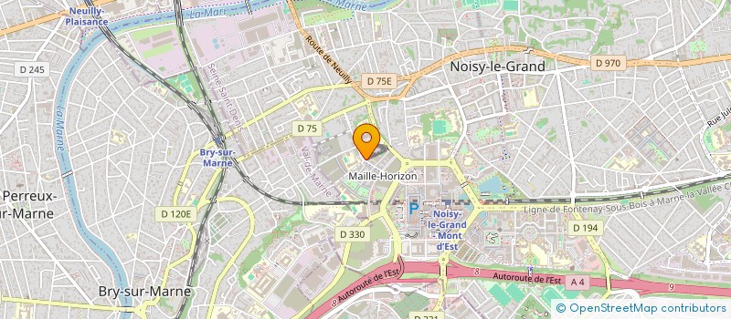 localisation de l'entreprise MONSIEUR ABOUBACAR SAKHO  NOISY-LE-GRAND