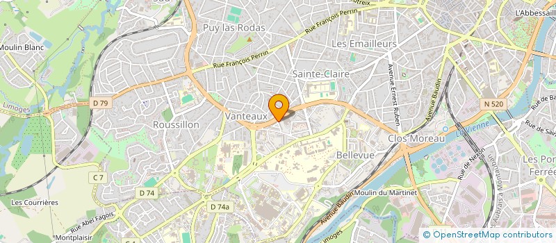 localisation de l'entreprise MONSIEUR ABOUBACAR SIDIBE à LIMOGES