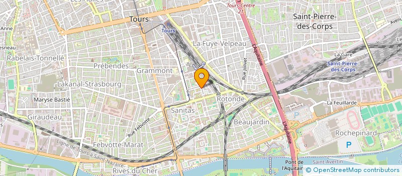 localisation de l'entreprise MONSIEUR ABOUBACAR SIDIBE  TOURS