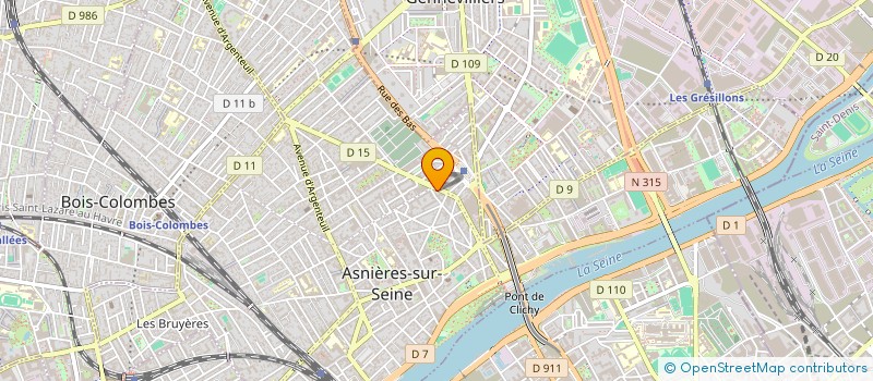 localisation de l'entreprise MONSIEUR ABOUBACAR SIDIKI BAMBA à ASNIERES-SUR-SEINE