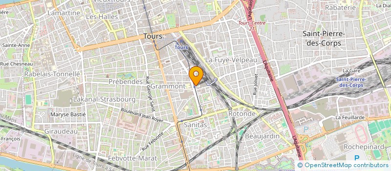 localisation de l'entreprise MONSIEUR ABOUBACAR SOUMAH  TOURS