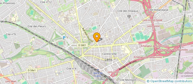 localisation de l'entreprise MONSIEUR ABOUBACAR SYLLA  LENS