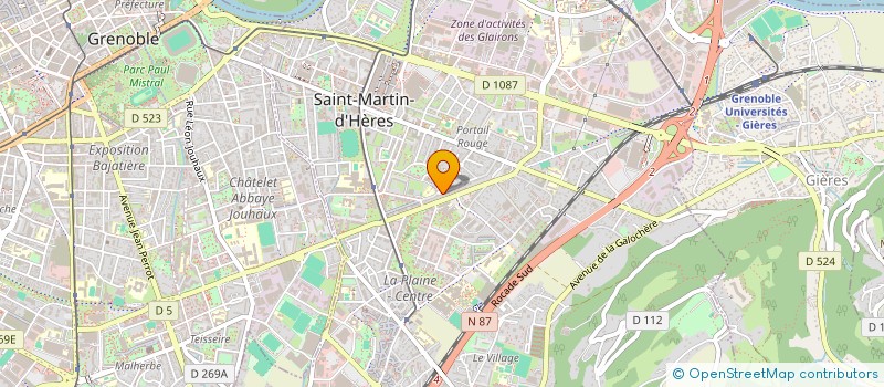 localisation de l'entreprise MONSIEUR ABOUBACAR TOURE  SAINT-MARTIN-D'HERES