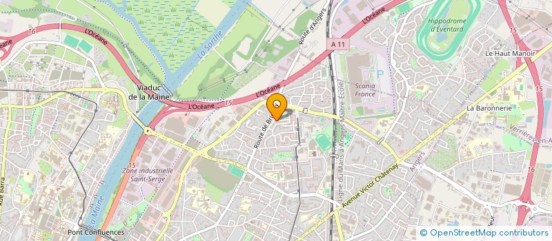 localisation de l'entreprise MONSIEUR ABOUBACAR TOURE à ANGERS